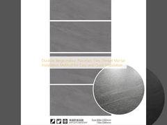 आसान और त्वरित स्थापना के लिए टिकाऊ बेज इंडोर पोर्सिलेन टाइल्स थिनसेट मोर्टार स्थापना विधि