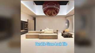 आधुनिक चीनी मिट्टी के टाइल 9 मिमी स्टोन लुक फ़्लोरिंग