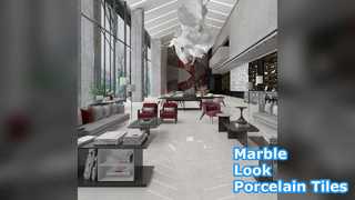 चीनी मिट्टी के फर्श की टाइलें आधुनिक सौंदर्यबोध