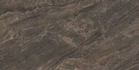 ब्राउन पॉलिश चीनी मिट्टी के बरतन तल टाइल, पॉलिश संगमरमर देखो चीनी मिट्टी के बरतन टाइल 90 * 180 सेमी
