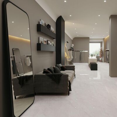 Modern Porcelain Tile Contemporary Ceramic Tile Marble Cement Mix Suitable for in Hotels Restaurants and Corporate Offices