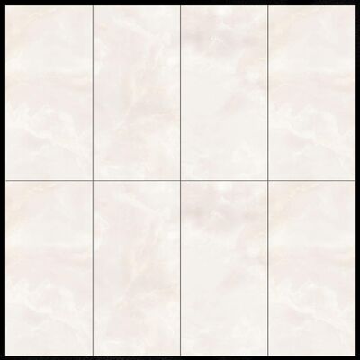8 यादृच्छिक पैटर्न मार्बल लुक पोर्सिलेन टाइल, जिसमें 0.1% से कम अवशोषण दर और फर्श और दीवार अनुप्रयोगों के लिए उच्च खरोंच प्रतिरोध है