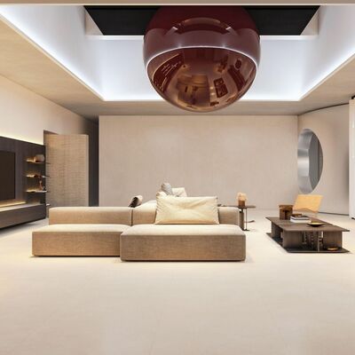 पहनने के प्रतिरोधी आधुनिक चीनी मिट्टी की टाइल 9 मिमी मोटाई और पत्थर के साथ आधुनिक आंतरिक डिजाइन परियोजनाओं के लिए एकदम सही लग रहा है