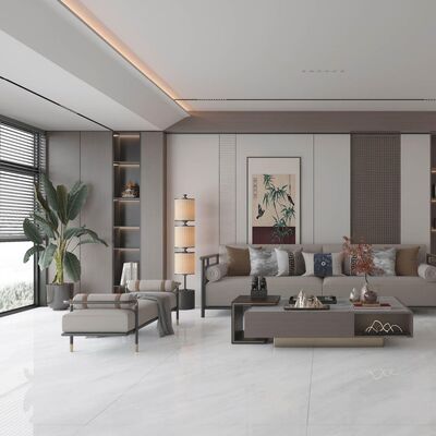 पतले-सेट मोर्टार स्थापना विधि संगमरमर लुक सिरेमिक फर्श टाइल पानी अवशोषण 0.5 प्रतिशत से कम टिकाऊ स्टाइलिश और बनाए रखने में आसान