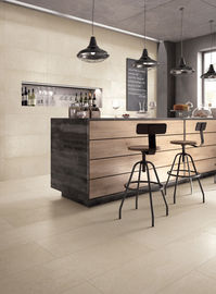 Indoor Ceramic Wall Tiles 24 X 24 Inches , Beige Color Marble Floor Tiles