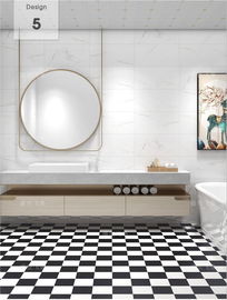 मैट सिरेमिक फ्लावर एंटी स्लिप 12'X12 'लिविंग रूम पोर्सिलेन फ्लोर टाइल